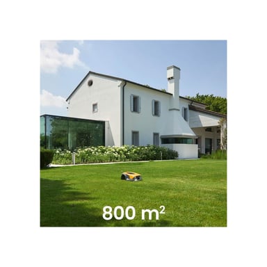 Tosaerba robot STIGA VISTA A 8V AI con telecamera GPS-RTK 18 cm 800 m² 10 zone Nero