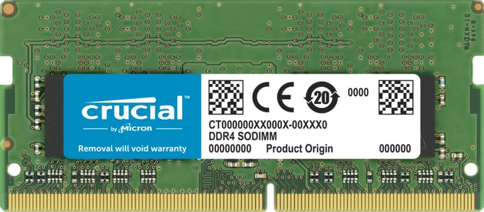 Crucial CT32G4SFD8266 módulo de memoria 32 GB 1 x 32 GB DDR4 260-pin SO-DIMM
