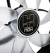 NOX H-Fan LED Boitier PC Ventilateur 12 cm Noir, Vert, Blanc