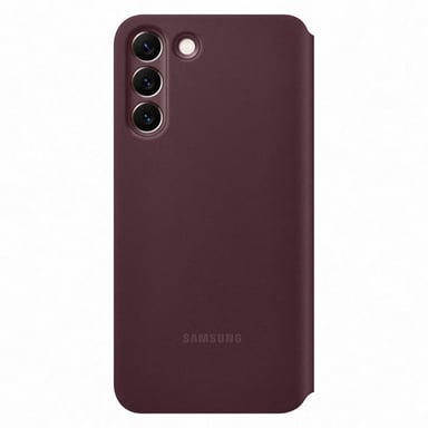 Samsung EF-ZS906C coque de protection pour téléphones portables 16,8 cm (6.6'') Folio porte carte Bourgogne Samsung Galaxy S22 +