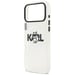 Karl Lagerfeld IML Choupette Sketch Logo Custodia MagSafe per iPhone 17 Pro Max trasparente