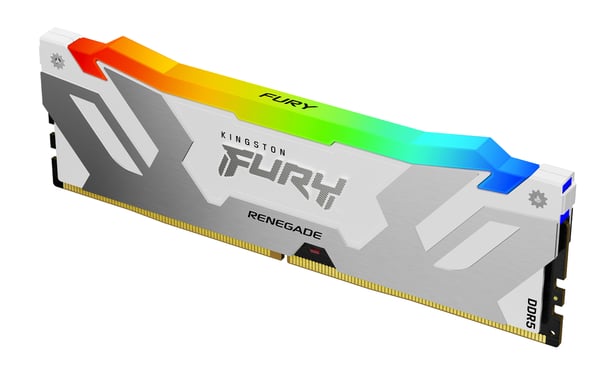 Kingston Technology FURY 32GB 6400MT/s DDR5 CL32 DIMM Renegade RGB Blanco XMP