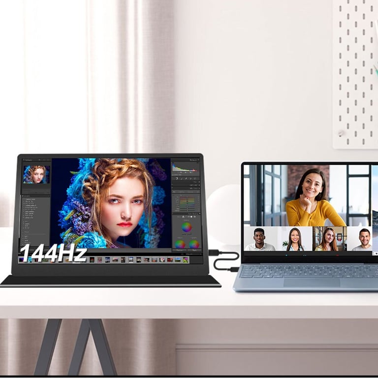 Écran PC FOPO S6 15 6 Full HD 144Hz IPS Portable USB C Mini HDMI - vue 3