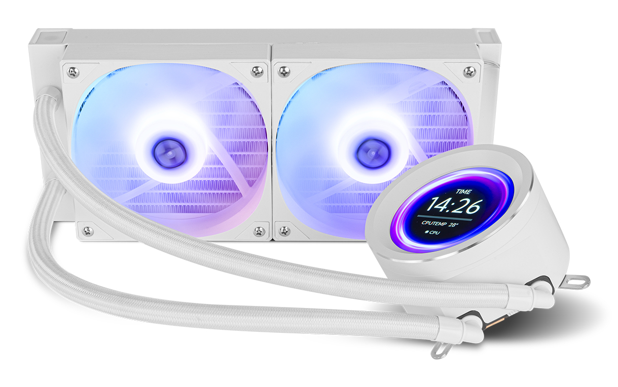 NOX Hummer X 240 LCD Processeur Refroidisseur d'air 12 cm 1 pièce Neuf - vue 3