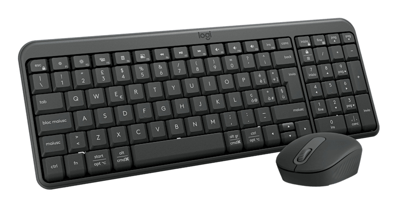 Logitech MK250 Compact Bluetooth Wireless Combo clavier incluse Universel Italien - vue 3
