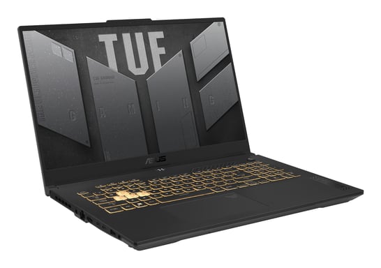 ASUS TUF Gaming F17 TUF707ZC4-HX060W Intel® Core™ i5 i5-12500H Ordinateur portable 43,9 cm (17.3'') Full HD 8 Go DDR5-SDRAM 512 Go SSD NVIDIA GeForce RTX 3050 Wi-Fi 6 (802.11ax) Windows 11 Home Noir, Gris