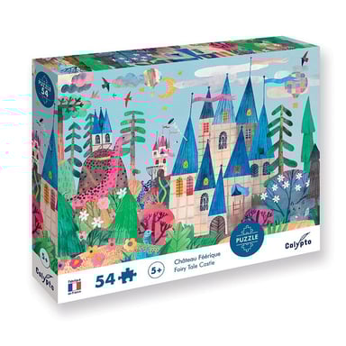 Puzzle Castillo de Hadas de 54 piezas - Nueva versión educativa para niños