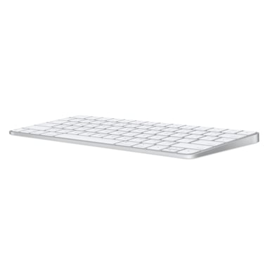 Apple Magic clavier Universel USB + Bluetooth AZERTY Français Aluminium, Blanc