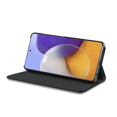 Coque clapet folio avec fente pour cartes & support pour Samsung Galaxy A72 4G/ A72 5G 2021 , Noir