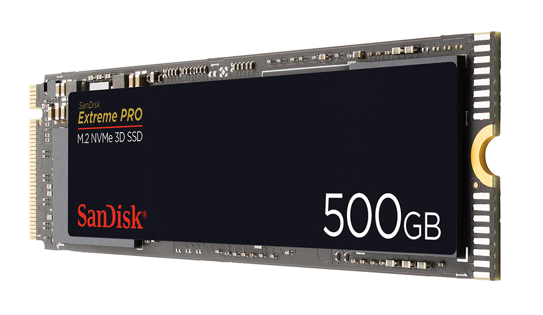 SanDisk Extreme PRO SSD 500 Go interne .2 2280 PCIe 3.0 x4 NVMe - vue 2