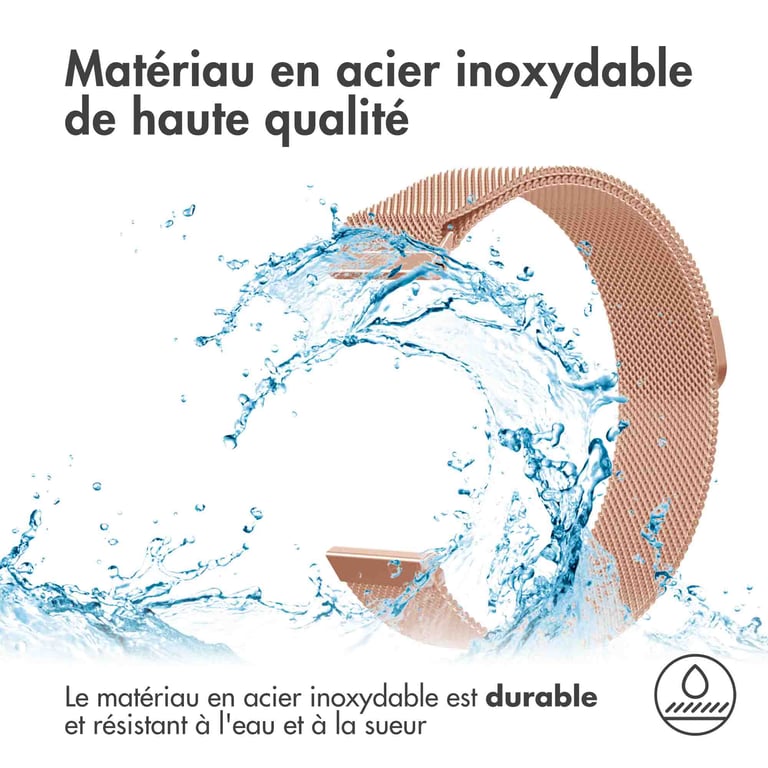 imoshion Bracelet magnétique milanais Connexion universelle de 24 mm Dorée Neuf - vue 3