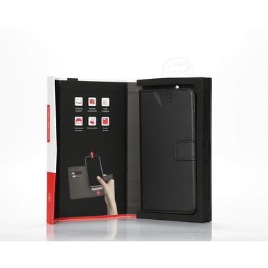 WE WEFOLIOUNIVNL funda para teléfono móvil 14,7 cm (5.8'') Folio Negro
