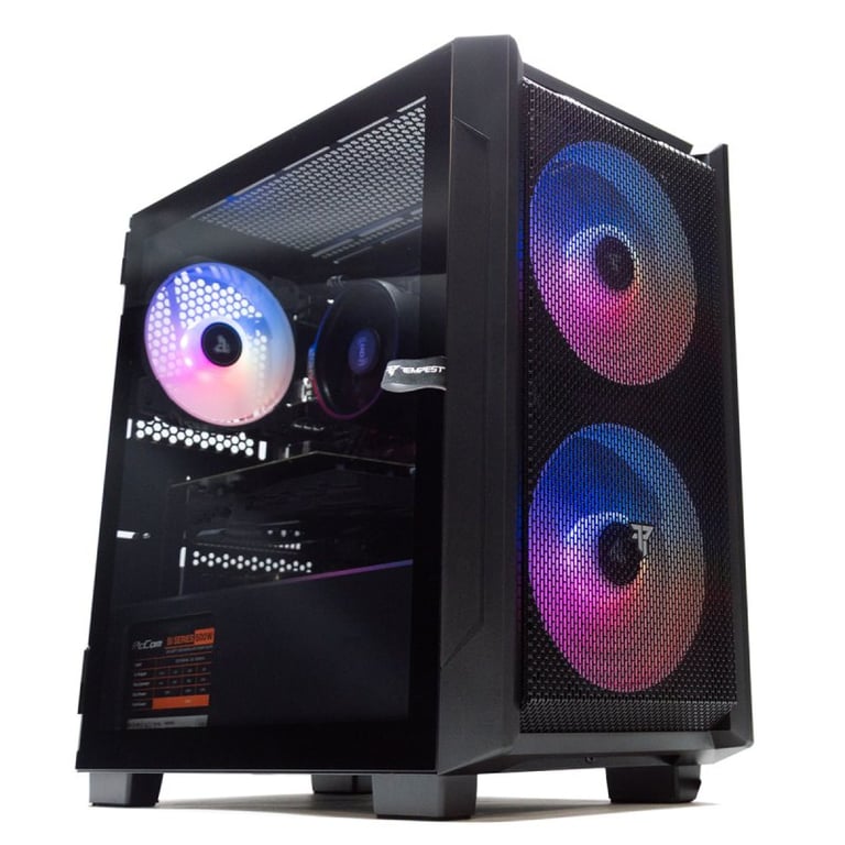 Pccom-pccom PCCom Lite AMD Ryzen 5 5500 / 16 Go / SSD 1 To / RX 9060 8 Go / Windows 11 Home Noir - vue 4