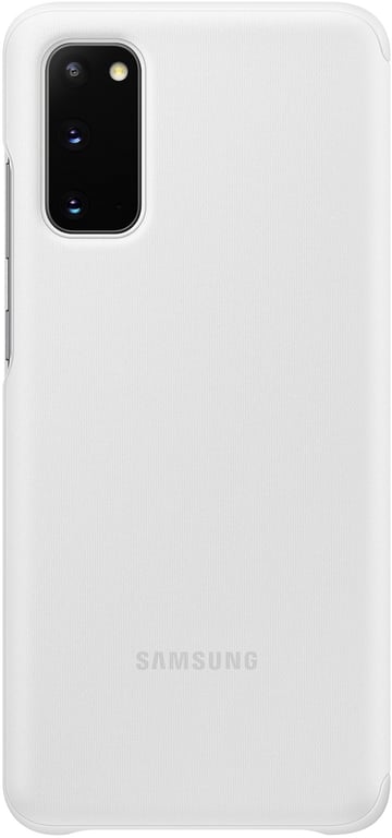 Etui Samsung Galaxy S20 Clear View Cover - Blanc