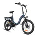 Vélo électrique pliable SAMEBIKE CY20, vélo électrique de banlieue 20'' pour adultes, moteur 350 W, batterie 36 V 12 Ah