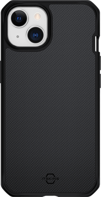 Coque Renforcée Apple iPhone 14 Ballistic Nylon R 100% Plastique recyclé Noire Itskins
