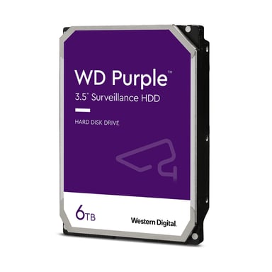 Western Digital Purple Surveillance disque dur 6 To 5700 tr/min 128 Mo 3.5'' SATA
