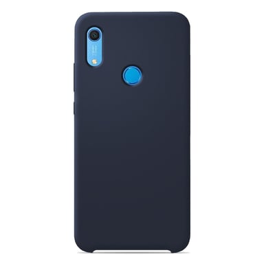 Coque silicone unie Soft Touch Bleu nuit compatible Huawei Y6S