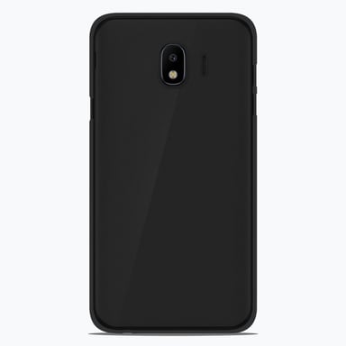 Coque silicone unie compatible Givré Noir Samsung Galaxy J4 2018