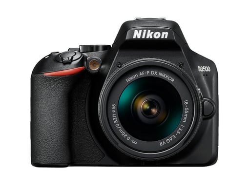 Nikon D3500 + AF-P DX 18-55 mm f/3.5-5.G VR + AF-P DX 70-300 mm f/4.5-6.3G Ed VR Kit fotocamera SLR 24,2 MP CMOS 6000 x 4000 pixel Nero