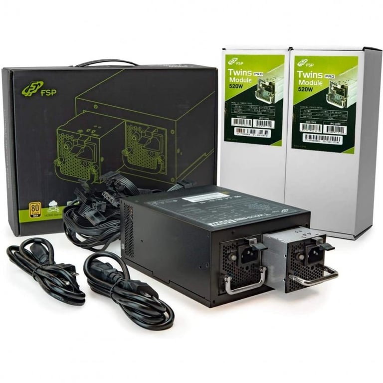 FSP Twins Pro Redondante 80 Plus Gold Neuf - vue 4