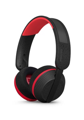 Philips 6000 series TAA6219BK/00 écouteur/casque Écouteurs Sans fil Arceau Musique Bluetooth Noir, Rouge