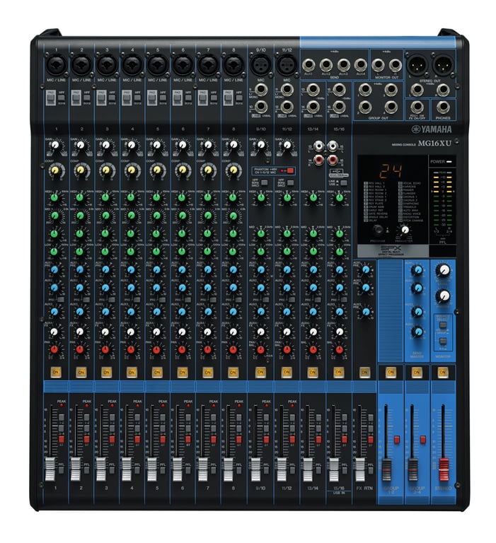 Table De Mixage Yamaha MG16XU – 16 Canaux, Interface Audio USB