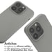 imoshion Coque en silicone avec cordon pour Apple iPhone 14 Pro - Gris clair