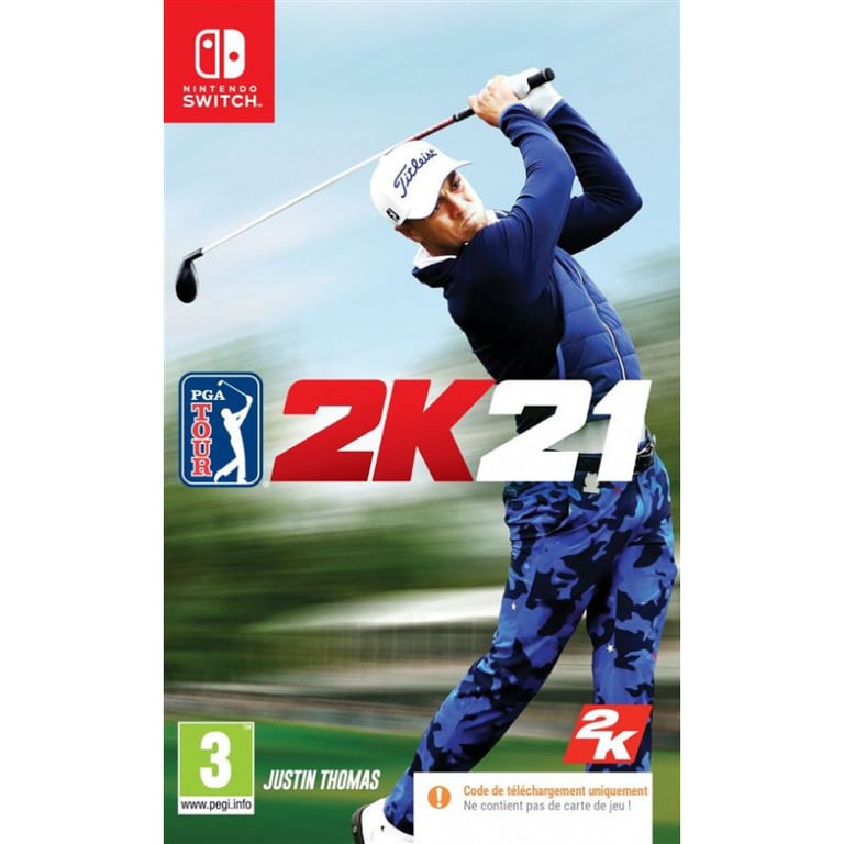 PGA TOUR 2K21 Code in the box Nintendo Switch - vue 1