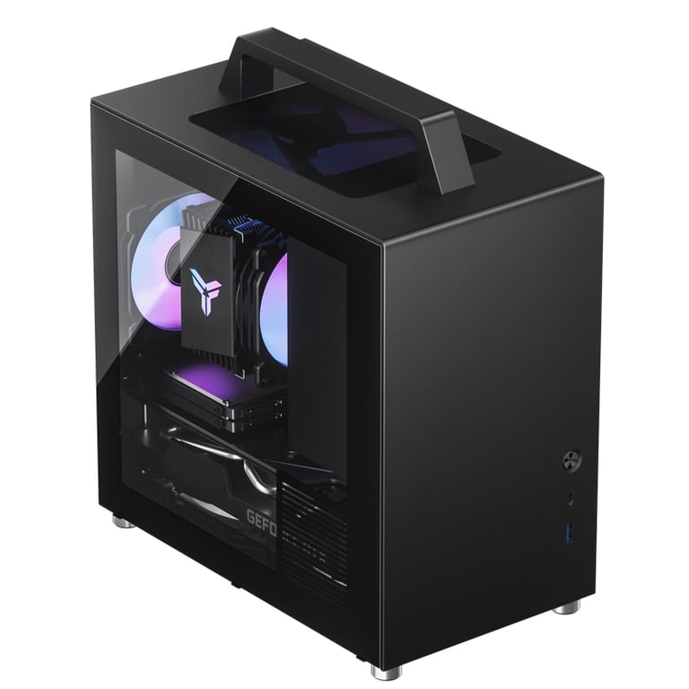 Jonsbo Boitier Mini Tour Mini ITX T8 Plus avec panneau vitré Neuf - vue 4