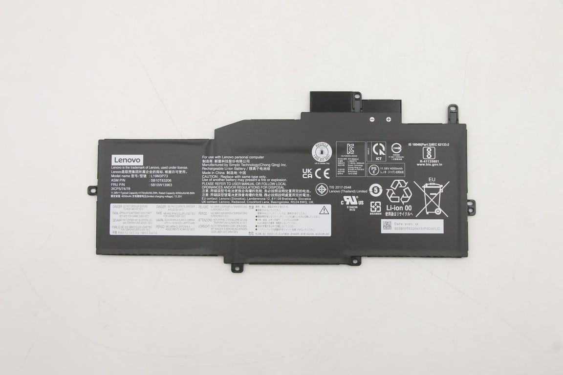 Lenovo 5B10W13963 composant de laptop supplémentaire Batterie Neuf