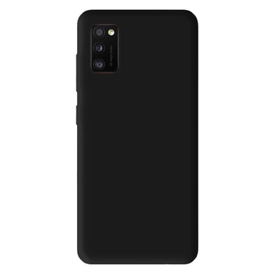 Coque silicone unie Mat Noir compatible Samsung Galaxy A31
