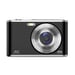 Appareil photo numérique 4K 48MP Webcam zoom 16x avec carte mémoire de 32 Go Black