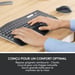 Logitech 920-008222 clavier Souris incluse Universel RF sans fil + Bluetooth AZERTY Français Noir