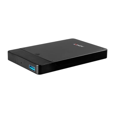Lindy 43331 Boîtier de disques de stockage Boîtier disque dur/SSD Noir 2.5''