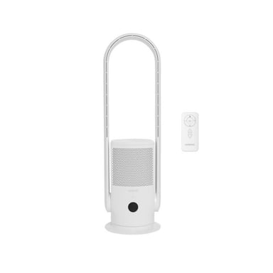 Ventilatore OCEANIC per la purificazione dell'aria con filtro - Senza pale - Oscillazione - 35W - H.80 cm - Timer 8h - Telecomando