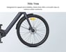 Bicicleta eléctrica urbana Engwe MapFour N1 PRO de 250 W con motor de transmisión central, fibra de carbono 700*42C, 360 Wh, compatible con aplicación