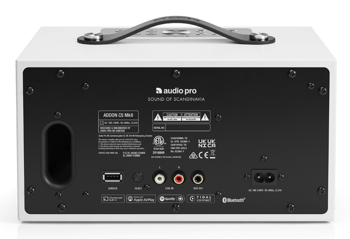 Audio Pro C5 MKII Blanc Avec fil 41 W - Neuf