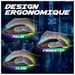 Souris Gaming Otaku M02 7200DPI Rétroéclairage LED RGB - Capteur Optique de 1200 à 7200 DPI - 6 Boutons - Confortable et Légère - Compatible PC/PS4/PS5