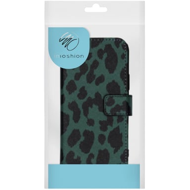 imoshion Design Softcase Bookcase pour Samsung Galaxy S21 Ultra - Green Leopard