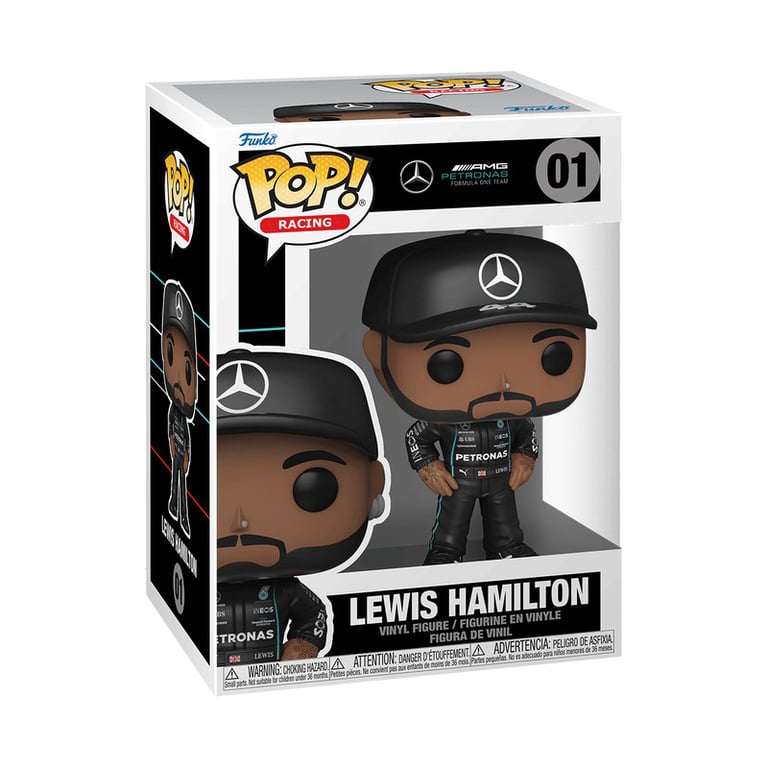 Funko Pop! Lewis Hamilton 9 cm - vue 3