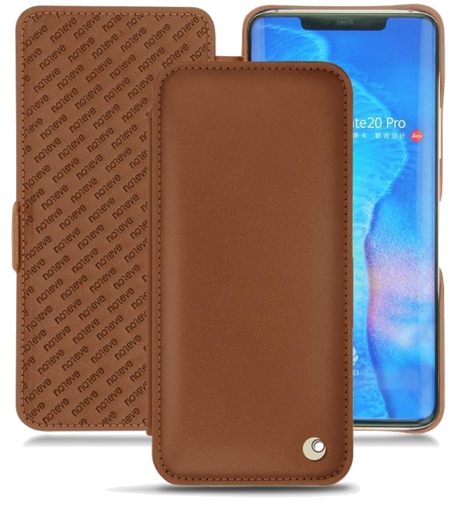 Housse cuir Huawei Mate 20 Pro - Rabat horizontalMarron