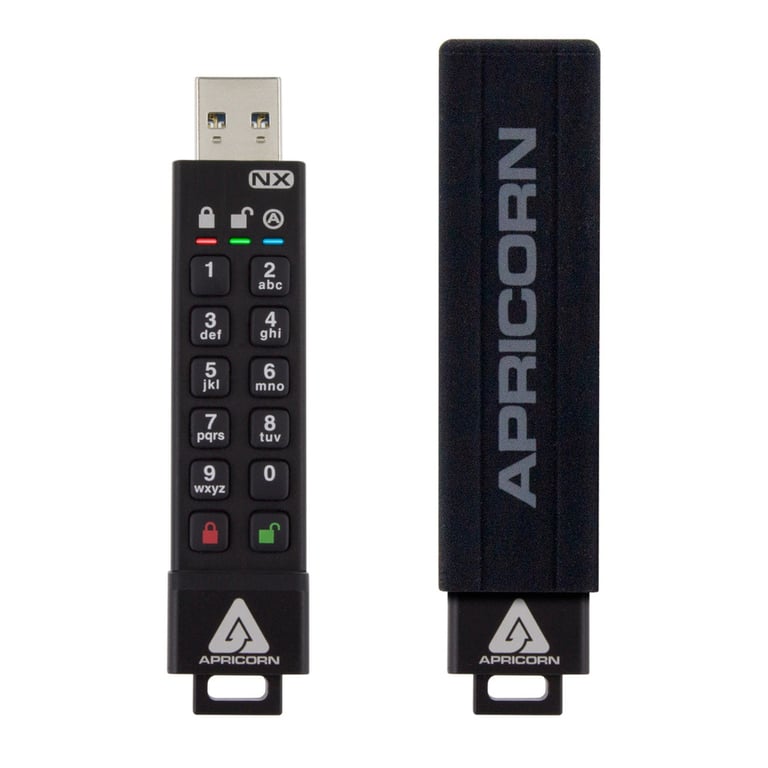 Apricorn Ask3 Lecteur Usb Flash 8 Go Usb Type a 3.2 Gen 1 3.1 Gen 1 - vue 3