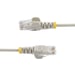 StarTech.com Cavo Ethernet CAT6 Grigio da 5m; Patch UTP con Plug RJ45 Antigroviglio e Rilievi di Trazione, Cavo Lan Slim in Rame Puro 28AWG, Sottoposto a test Fluke