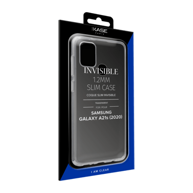 Custodia sottile e invisibile per Samsung Galaxy A21s 2020 1,2 mm, trasparente