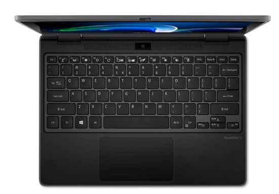 Acer TravelMate Spin B3 TMB311R-32-C7HQ Intel® Celeron® N5100 Hybrid (2-in-1) 29,5 cm (11,6'') HD touchscreen 4 GB DDR4-SDRAM 64 GB SSD Wi-Fi 6 (802.11ax) Windows 11 Pro Education Nero