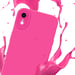 Coque pour Apple iPhone XR en FLUID HOTPINK Housse de protection Étui en silicone TPU flexible
