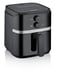 Severin FR 2452 freidora Sencillo 4,3 L Independiente 1500 W Freidora de aire caliente Negro, Plata