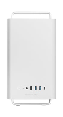 MARS GAMING MC-Elite Caja Mini Torre Micro ATX con paneles de cristal (Blanca)