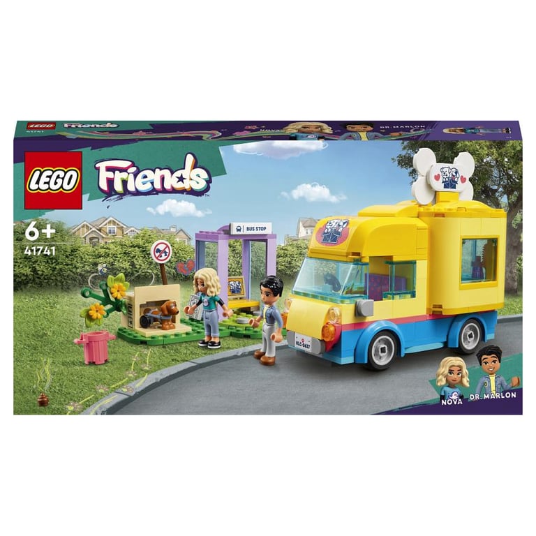 41741 La fourgonnette de sauvetage canin LEGO Friends : Aventure Animale à Heartlake City - Neuf